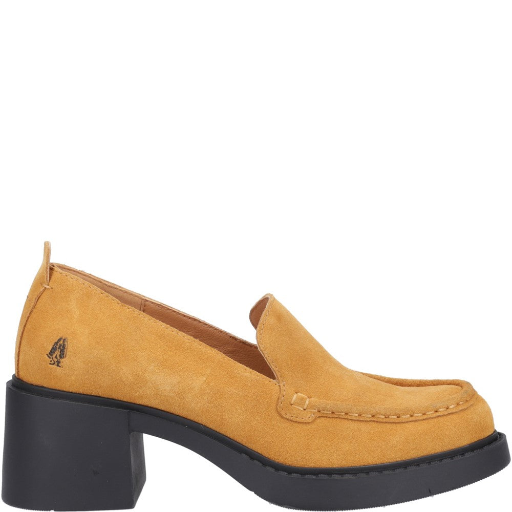 Slip On Ladies Shoes Mustard Hush Puppies Adelaide Loafer