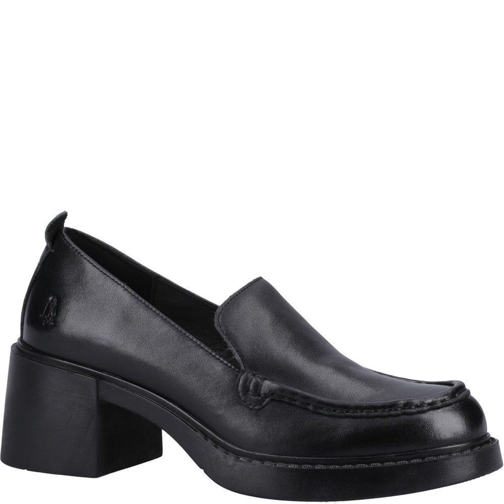 Slip On Ladies Shoes Black Hush Puppies Adelaide Loafer