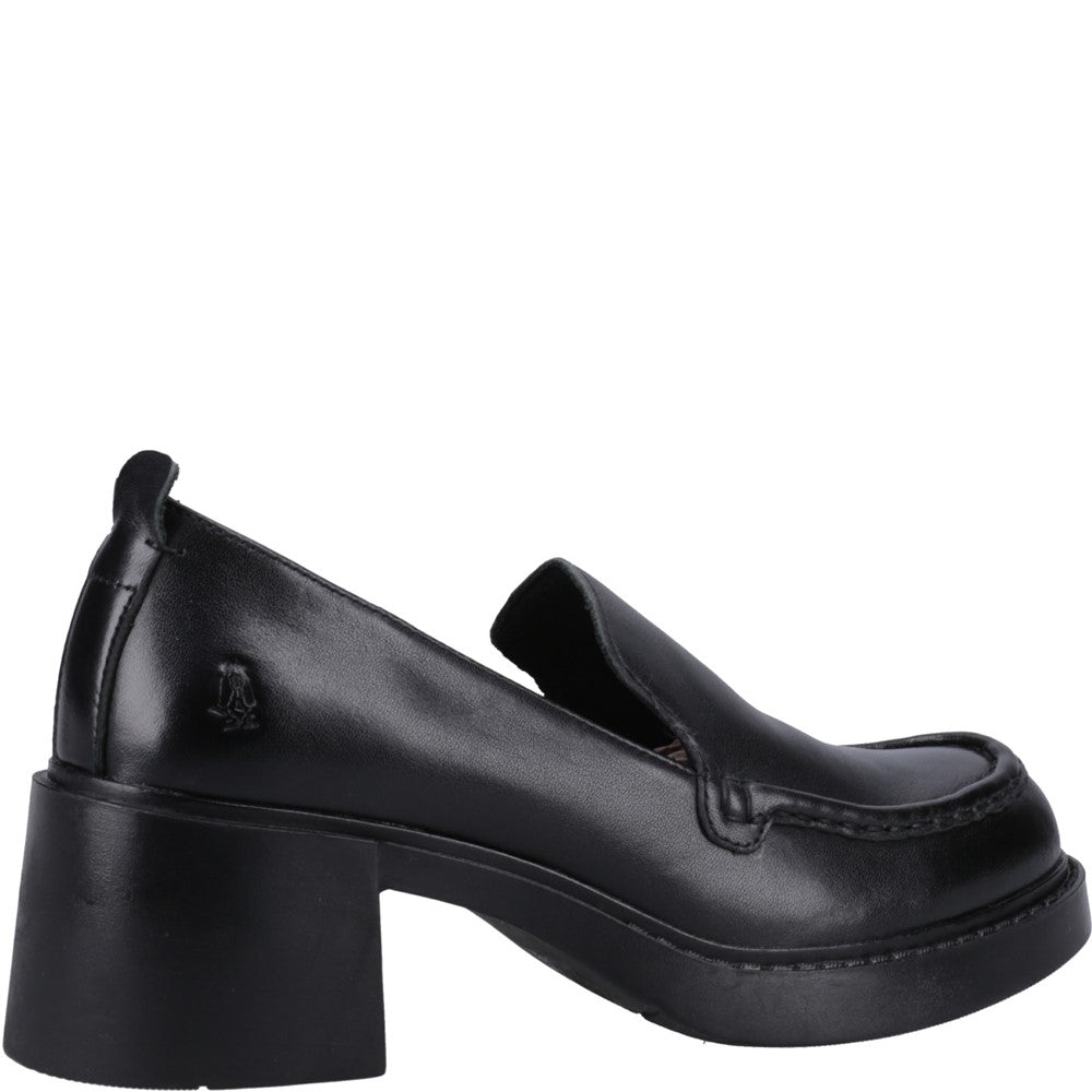 Slip On Ladies Shoes Black Hush Puppies Adelaide Loafer