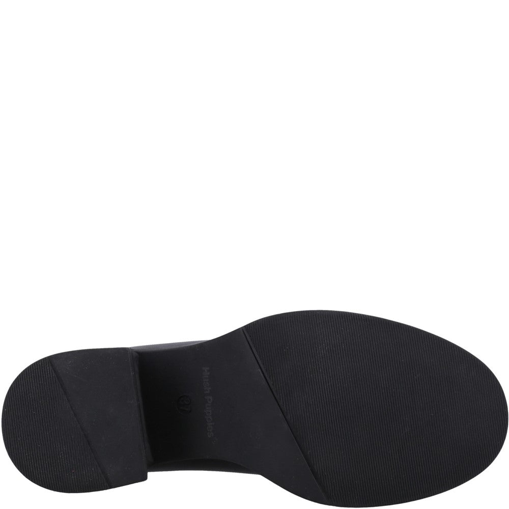 Slip On Ladies Shoes Black Hush Puppies Adelaide Loafer