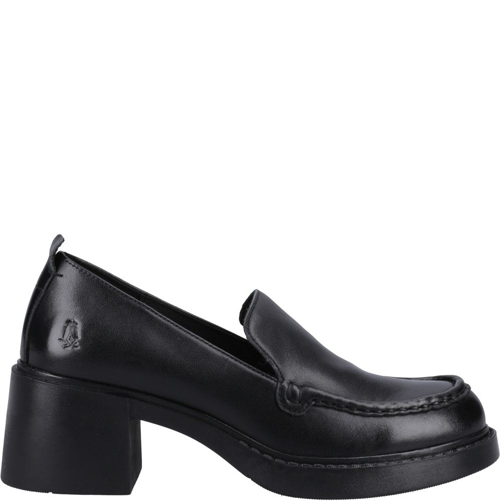 Slip On Ladies Shoes Black Hush Puppies Adelaide Loafer