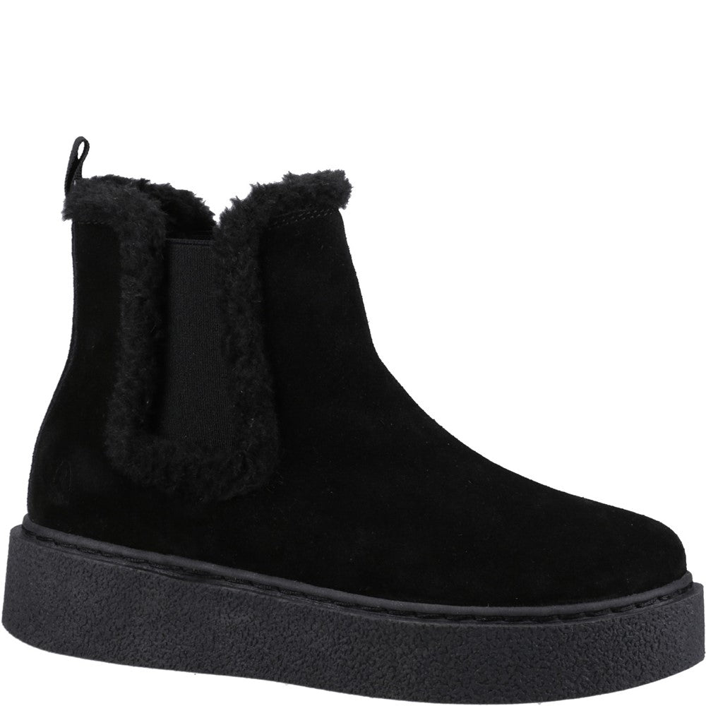 Ladies Ankle Boots Black Hush Puppies Bella Ankle Boots
