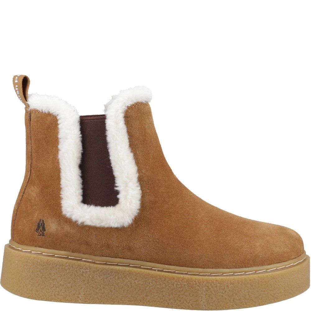 Ladies Ankle Boots Tan Hush Puppies Bella Ankle Boots