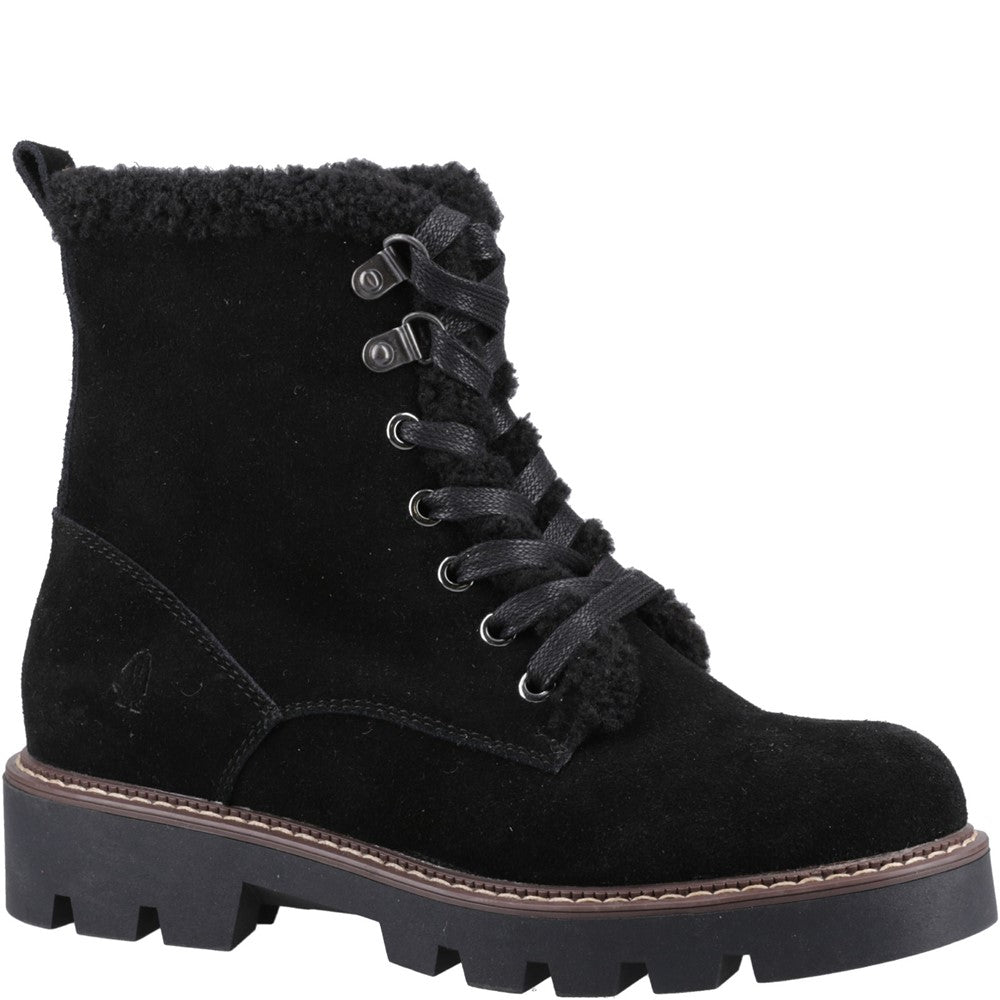 Hush Puppies Aurelia Damen Wildleder Winter Stiefeletten in Taupe Hush Puppies Aurelia Damen Wildleder Winter Stiefeletten in Taupe