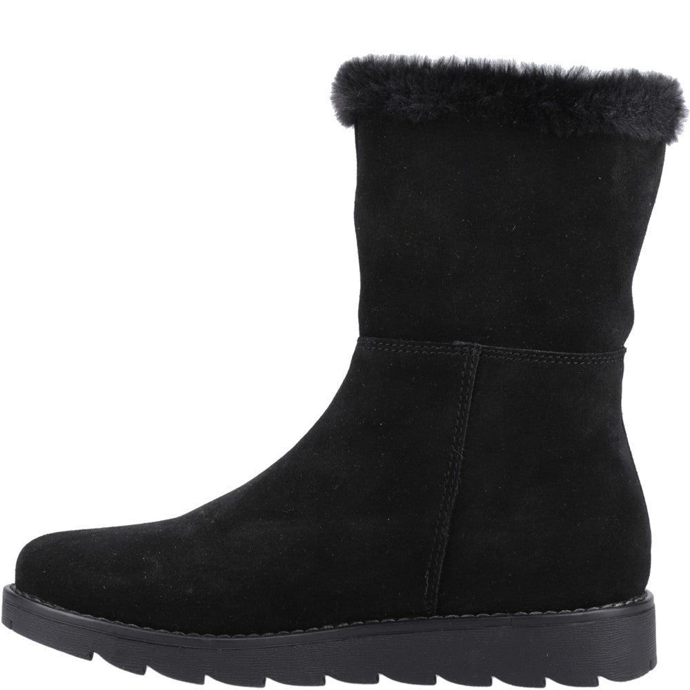 Ladies Ankle Boots Black Hush Puppies Mary Ankle Boots
