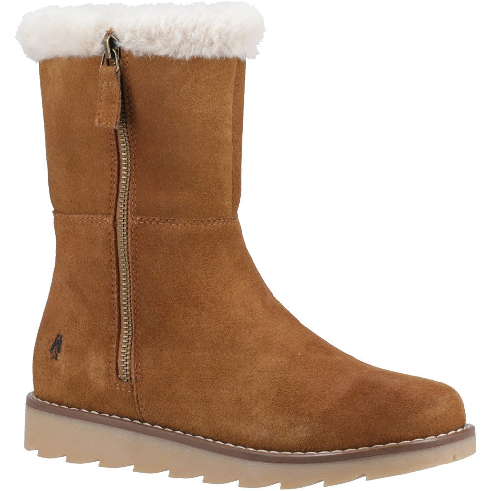 Ladies Ankle Boots Tan Hush Puppies Mary Ankle Boots