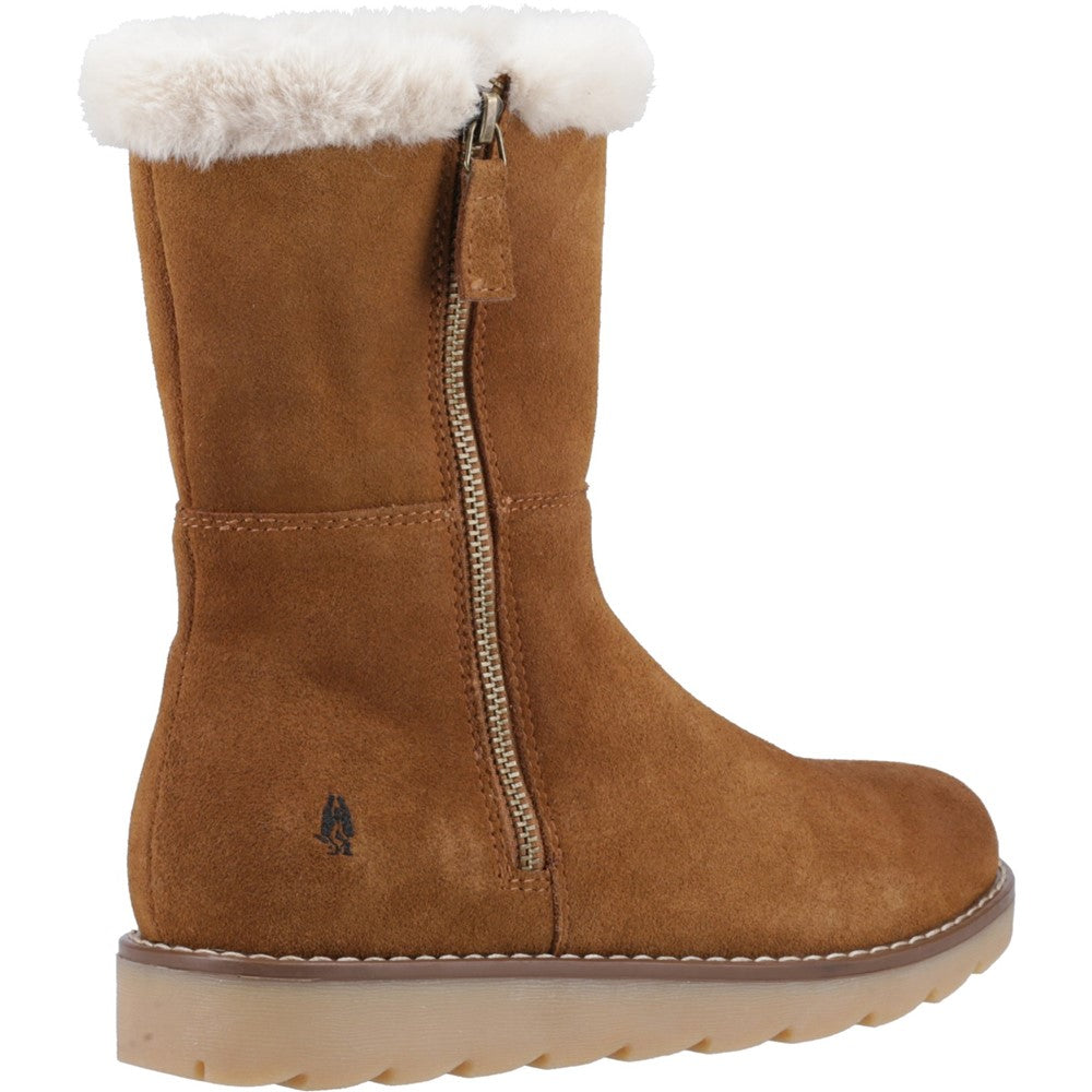 Ladies Ankle Boots Tan Hush Puppies Mary Ankle Boots