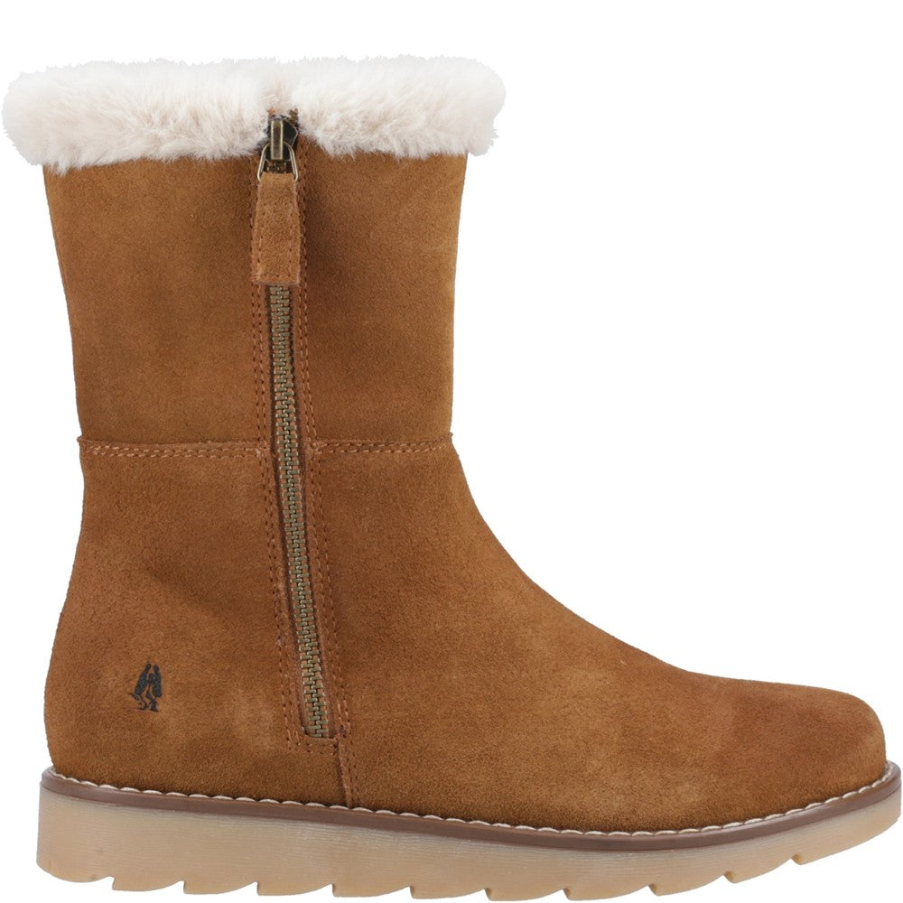 Ladies Ankle Boots Tan Hush Puppies Mary Ankle Boots