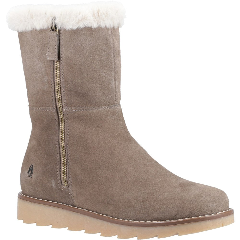 Ladies Ankle Boots Taupe Hush Puppies Mary Ankle Boots
