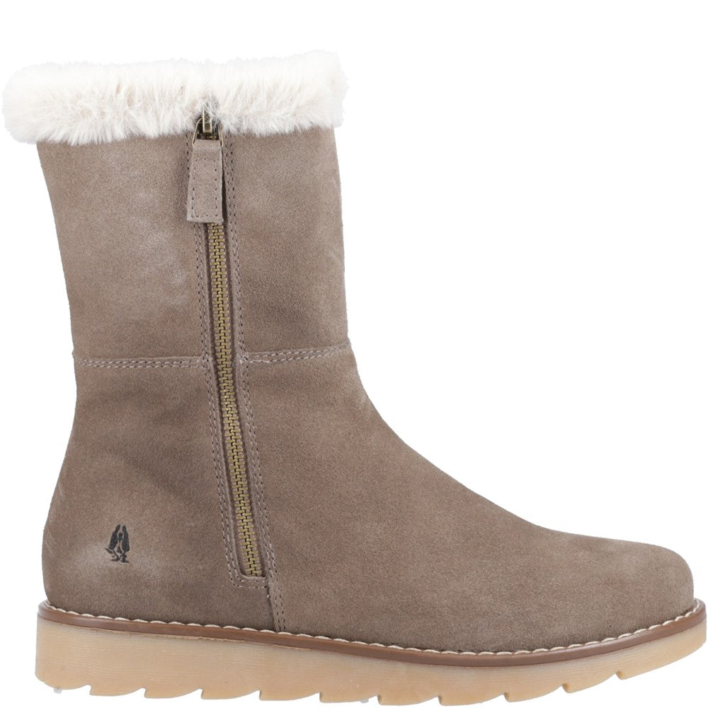 Ladies Ankle Boots Taupe Hush Puppies Mary Ankle Boots