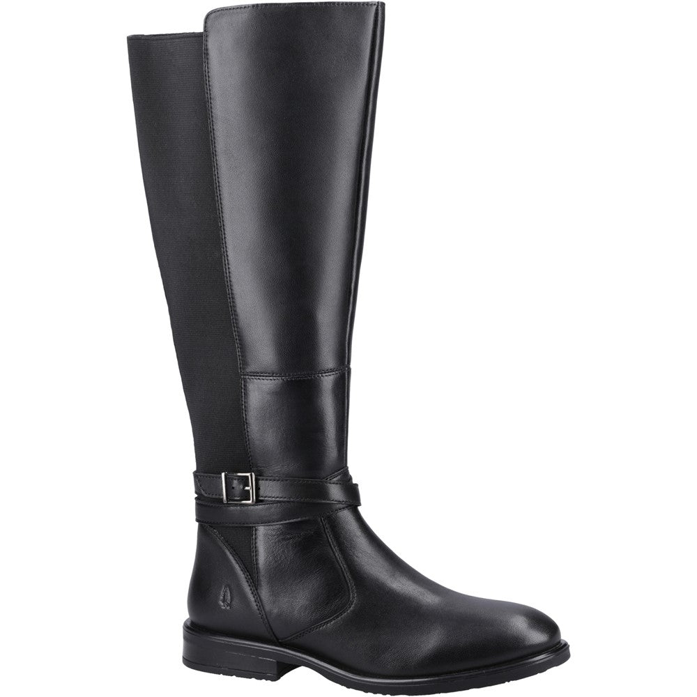 Womens Hush Puppies Black Victoria Long Boots Hush Puppies UK