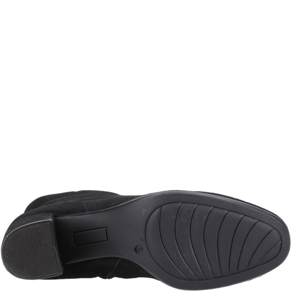 Ladies Ankle Boots Black Hush Puppies Octavia Ankle Boots