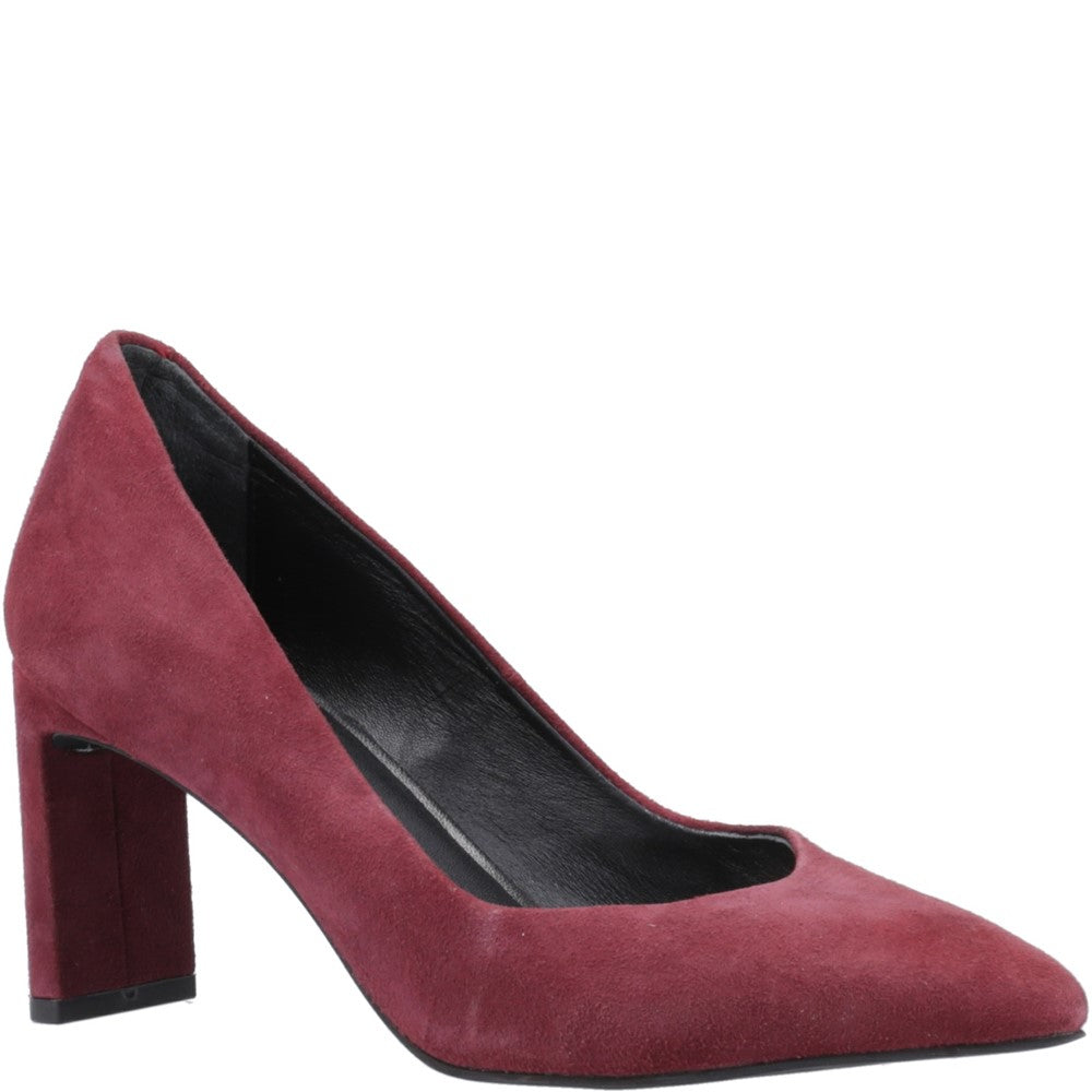 Court Ladies Shoes Bordeaux Hush Puppies Olivia Court Shoes