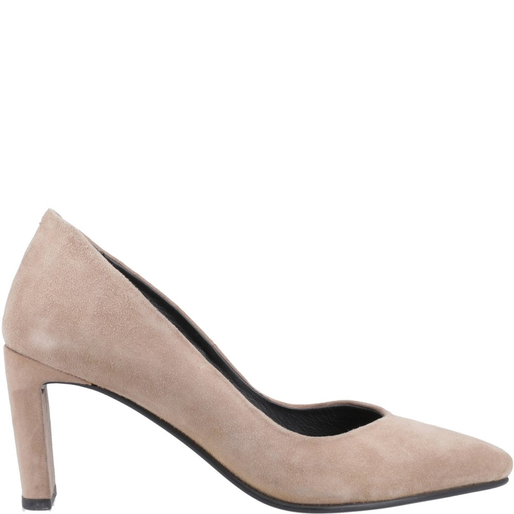 Court Ladies Shoes Mocha Hush Puppies Olivia Court Shoes