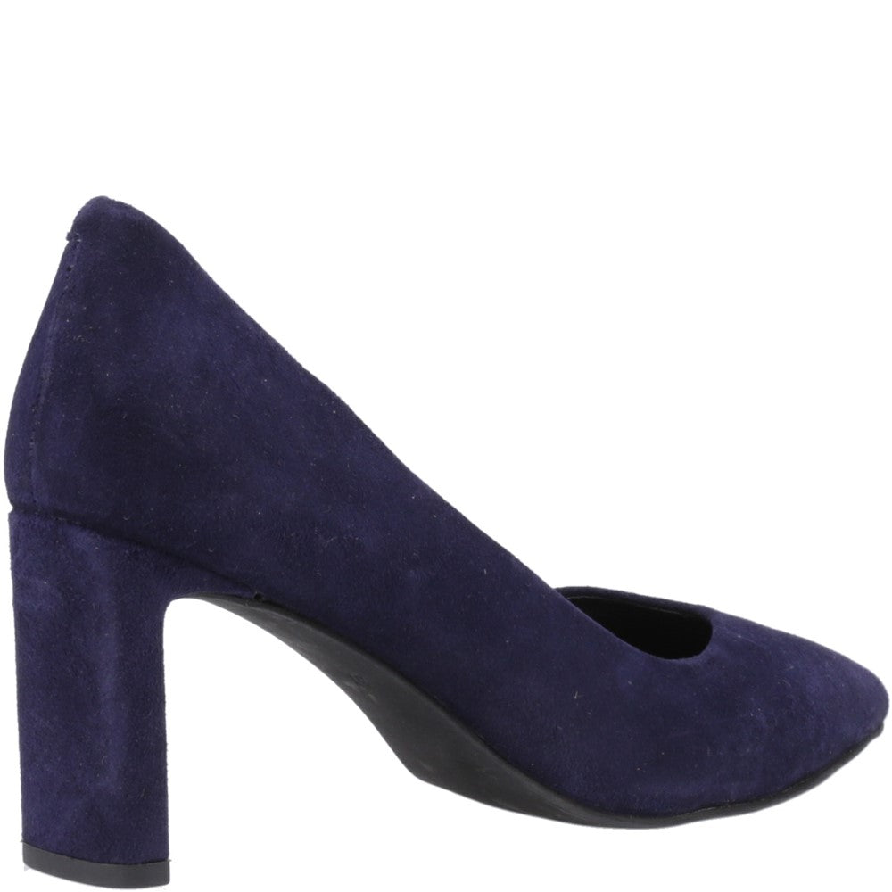 Court Ladies Shoes Navy Hush Puppies Olivia Court Shoes