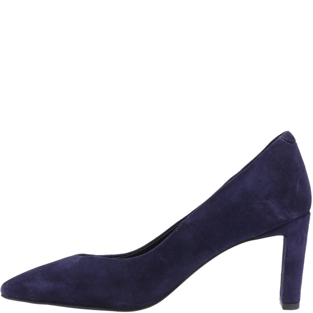 Court Ladies Shoes Navy Hush Puppies Olivia Court Shoes