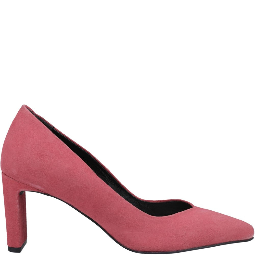 Court Ladies Shoes Coral Hush Puppies Olivia Court Shoes