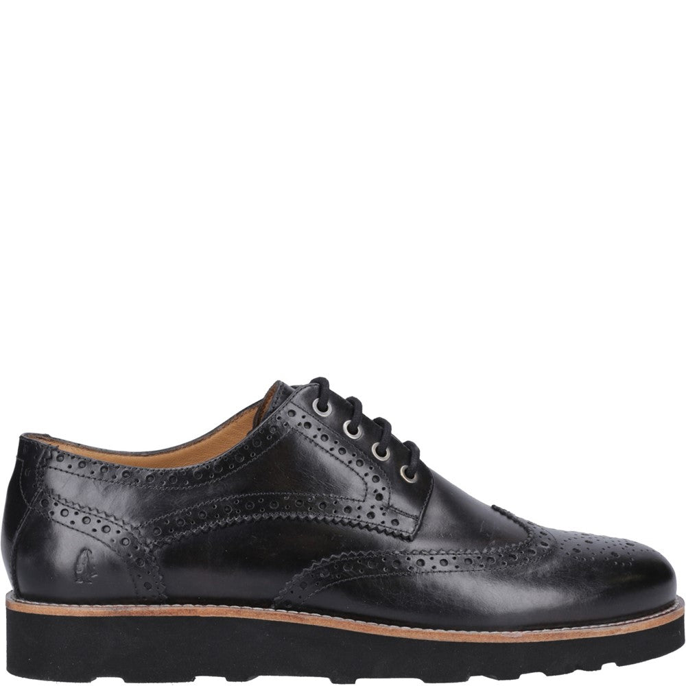 Mens Formal Lace Up Shoes Black Hush Puppies Kendrick Shoes