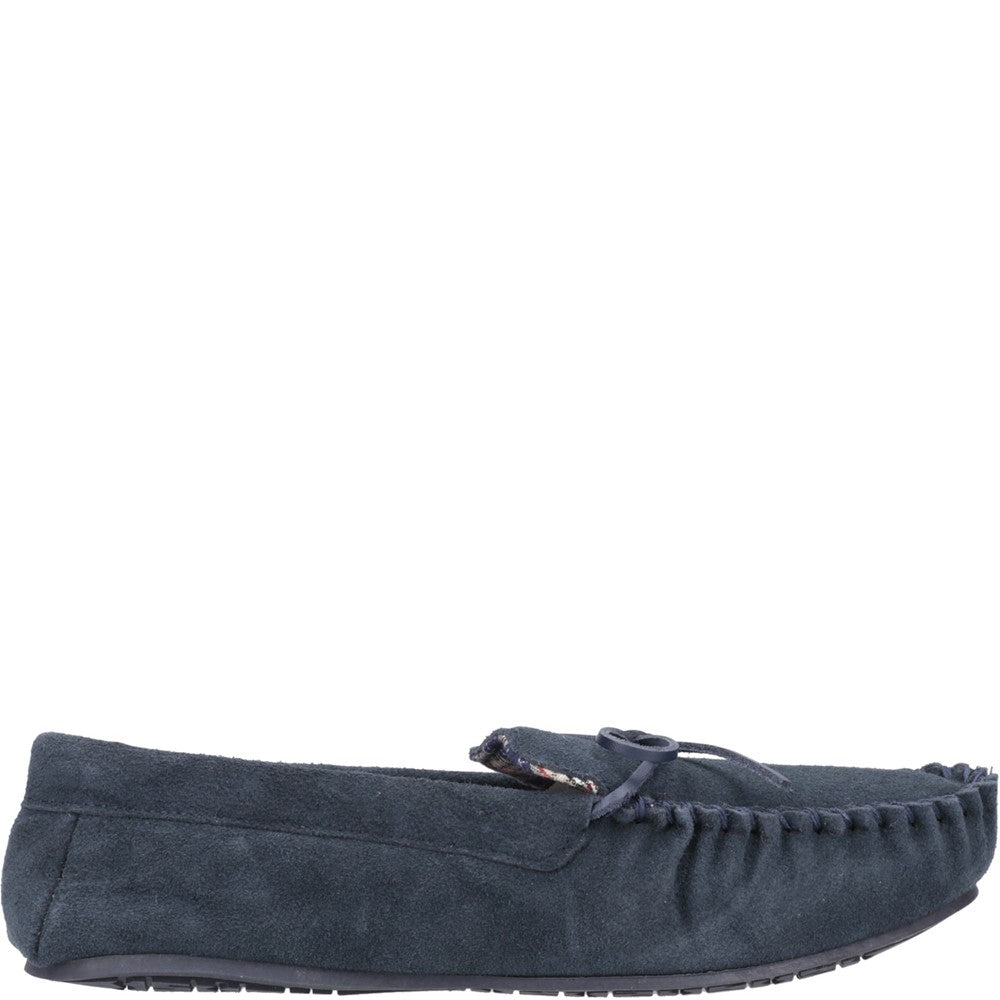 Classic Mens Slippers Navy Hush Puppies Clyde Slippers