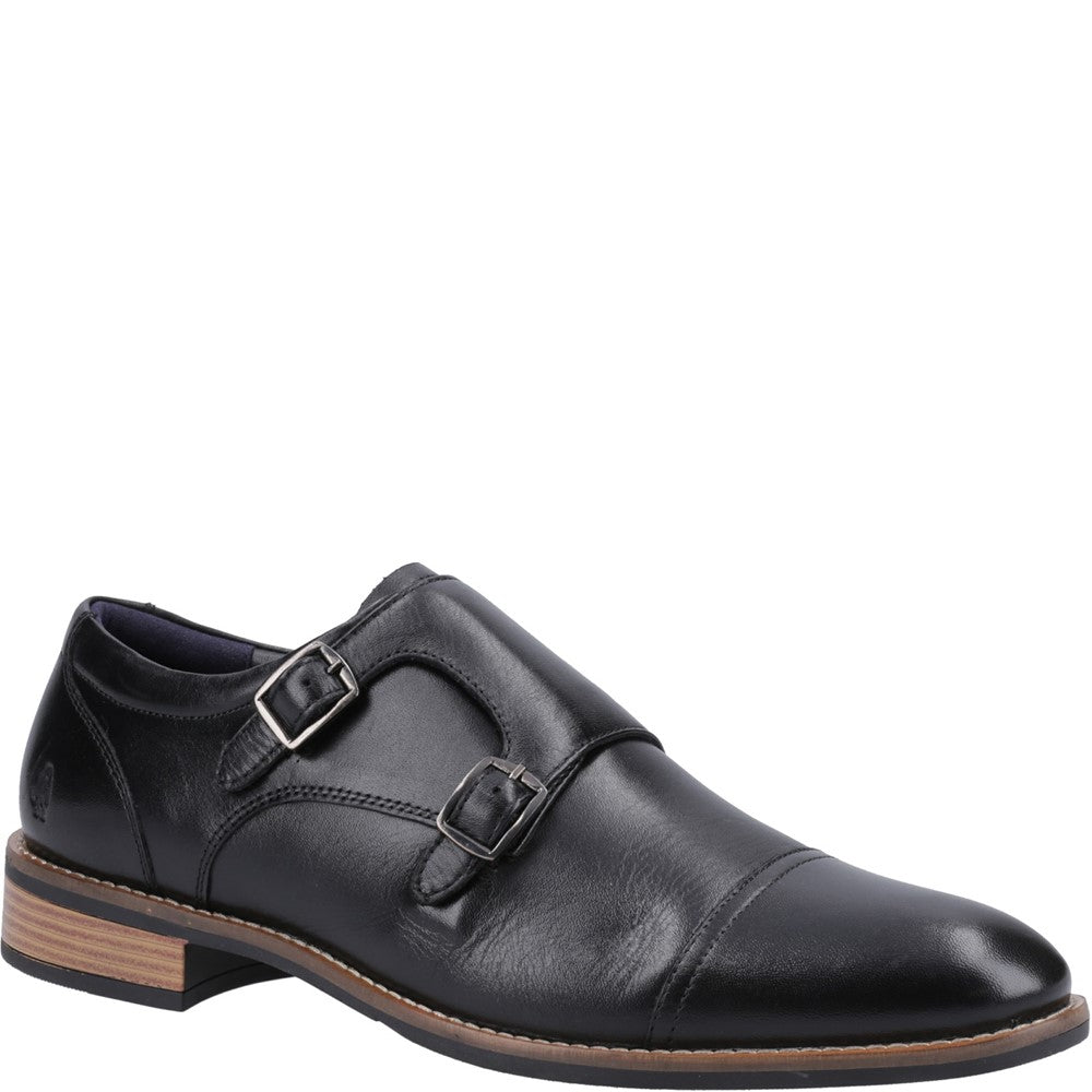 Mens Formal Slip On Shoes Black Hush Puppies David Shoes