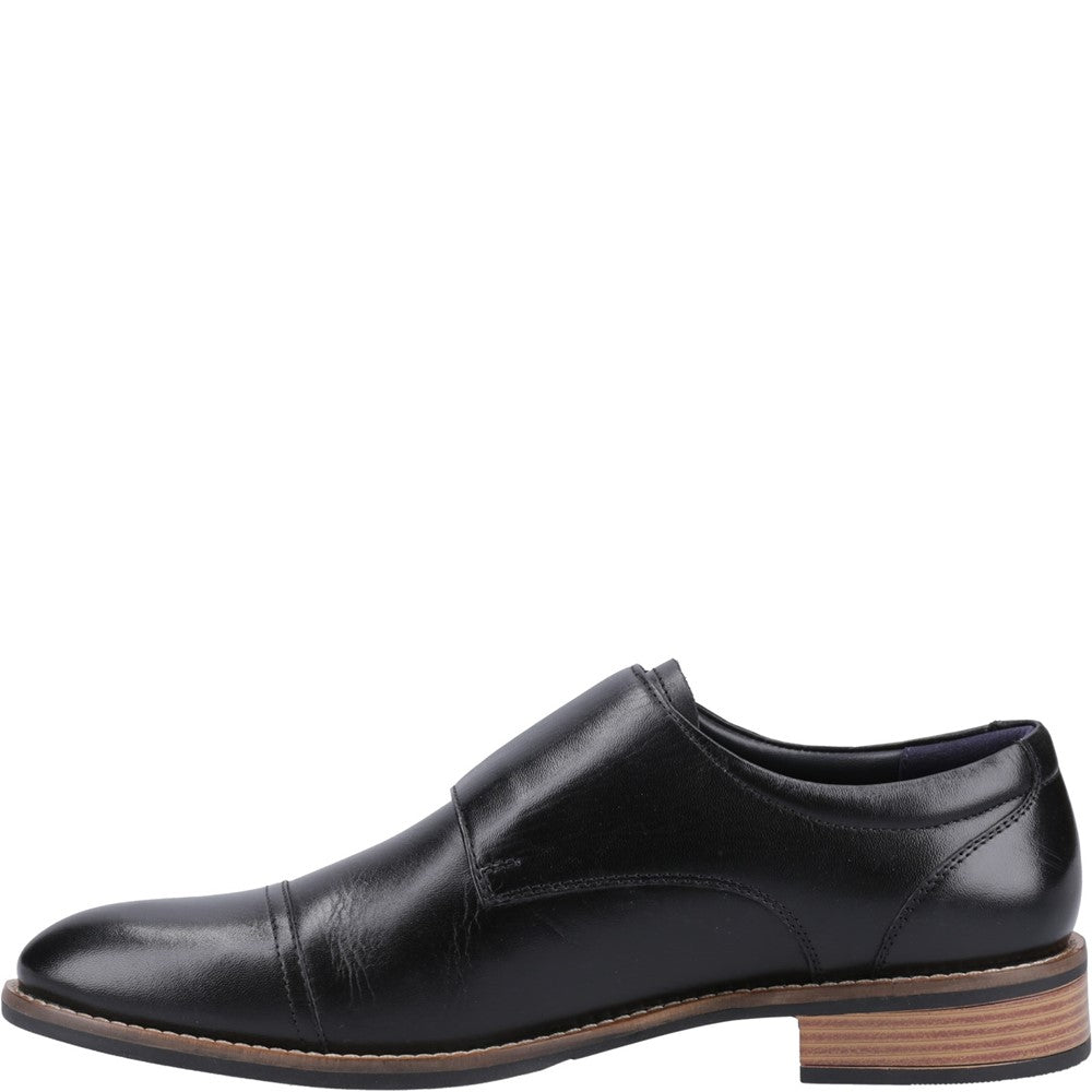 Mens Formal Slip On Shoes Black Hush Puppies David Shoes