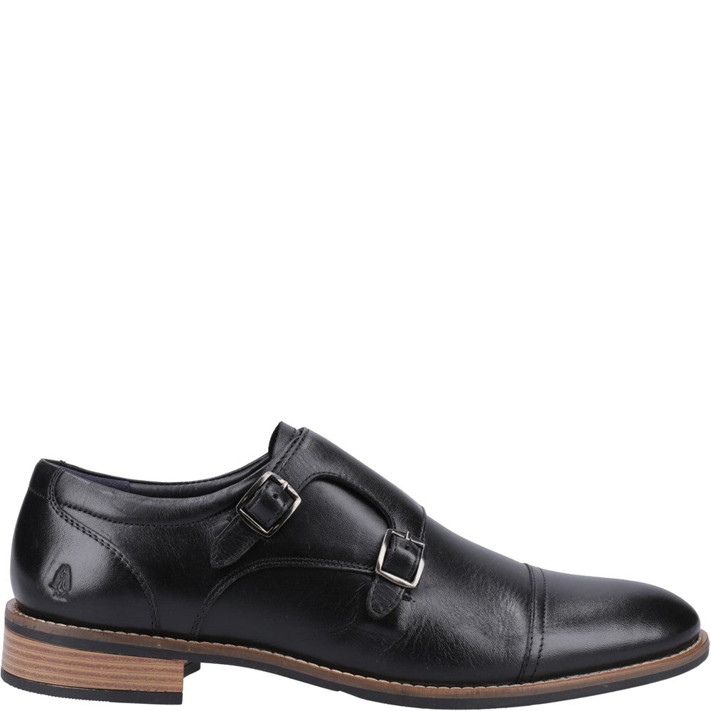 Mens Formal Slip On Shoes Black Hush Puppies David Shoes