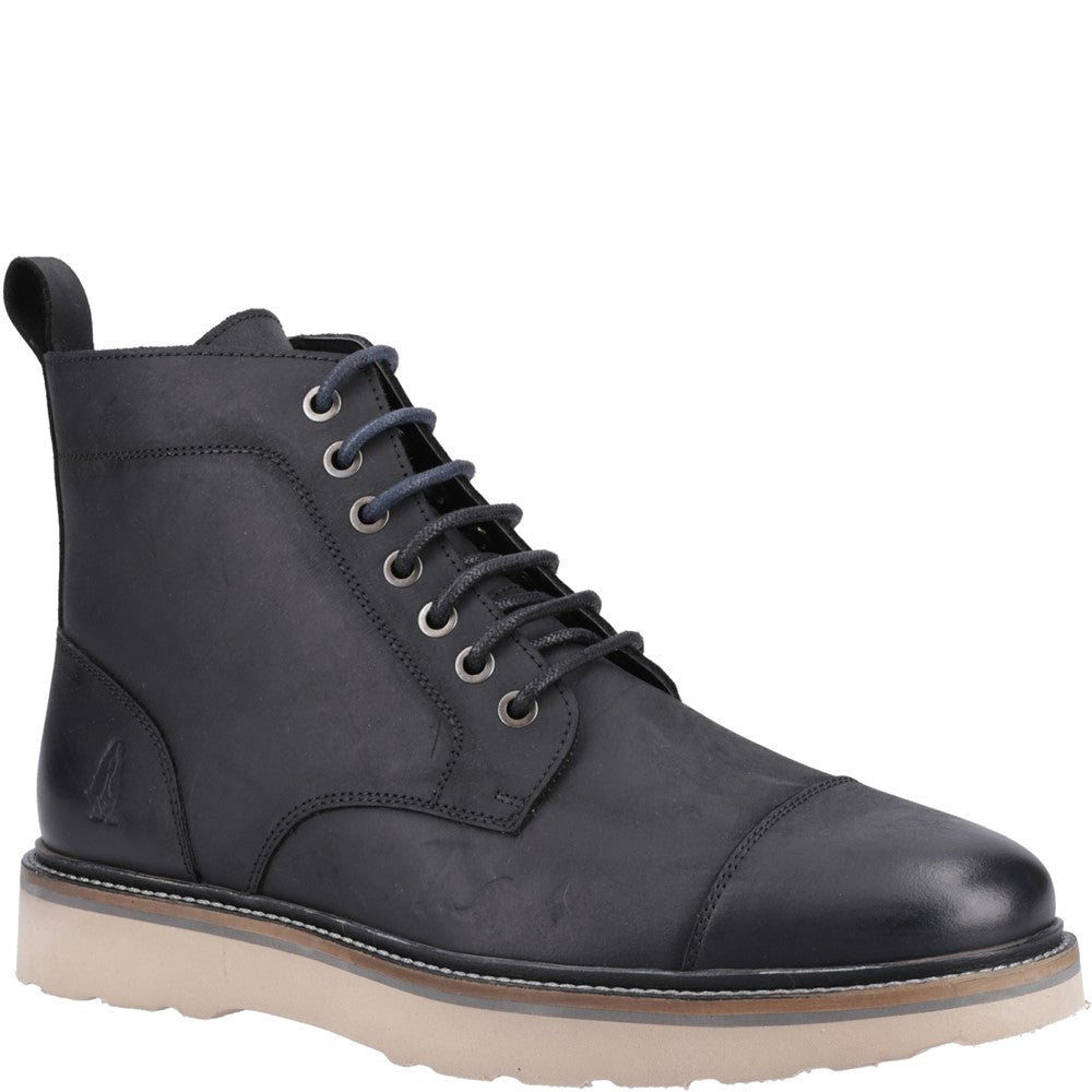Mens Boots Black Hush Puppies Milo Boots