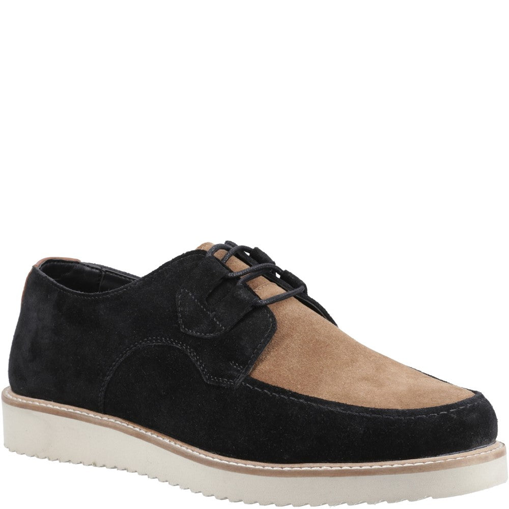 Lace Mens Summer Black/Taupe Hush Puppies Orion Shoes