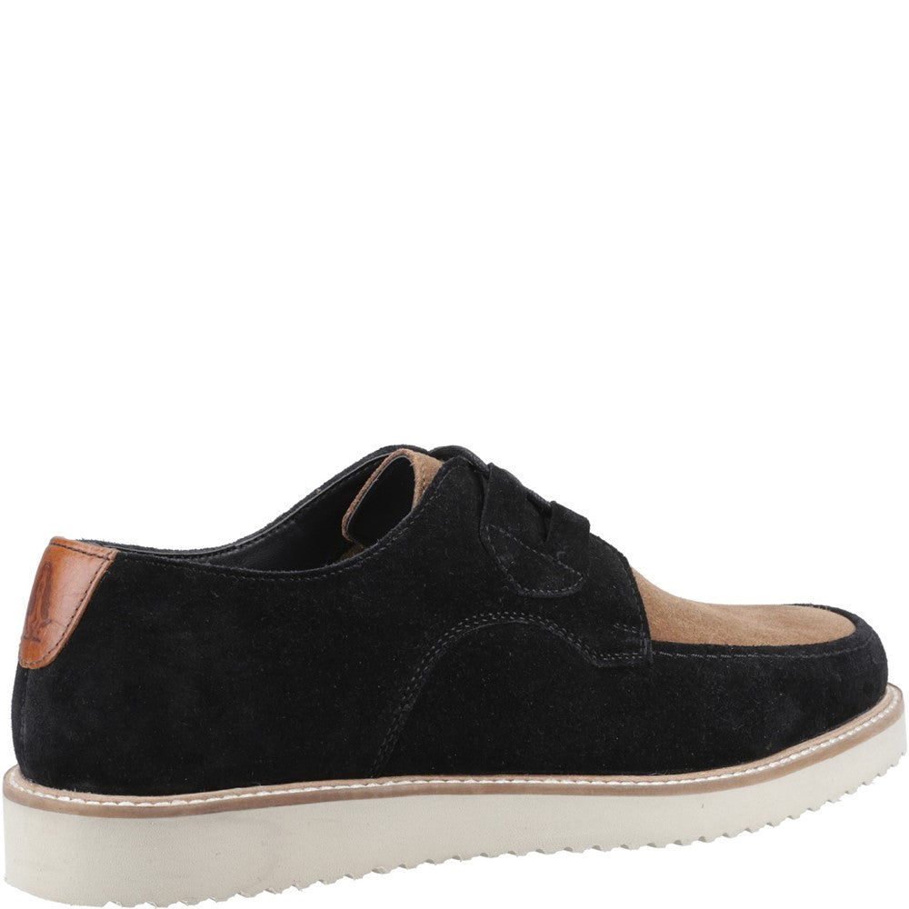 Lace Mens Summer Black/Taupe Hush Puppies Orion Shoes