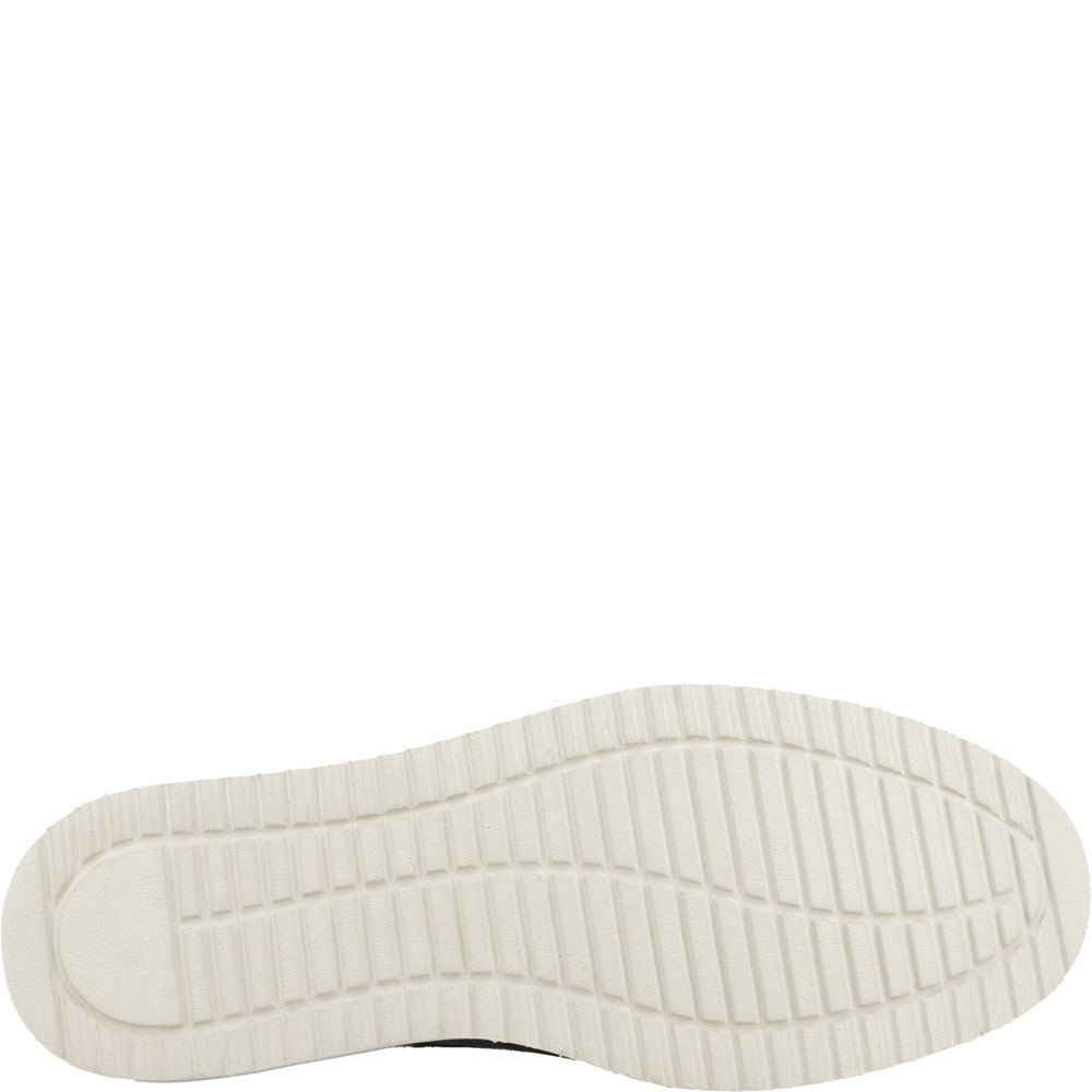 Lace Mens Summer Black/Taupe Hush Puppies Orion Shoes