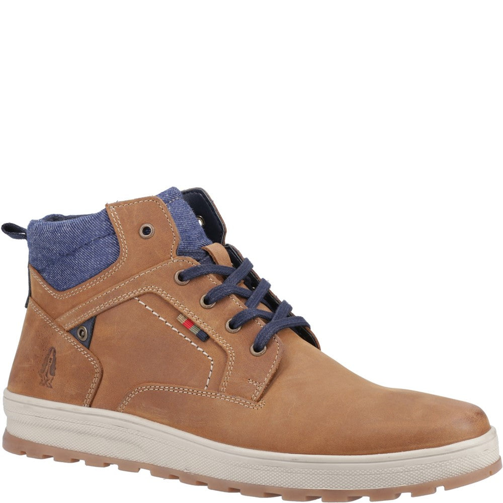 Mens Boots Tan Hush Puppies Caleb Boots