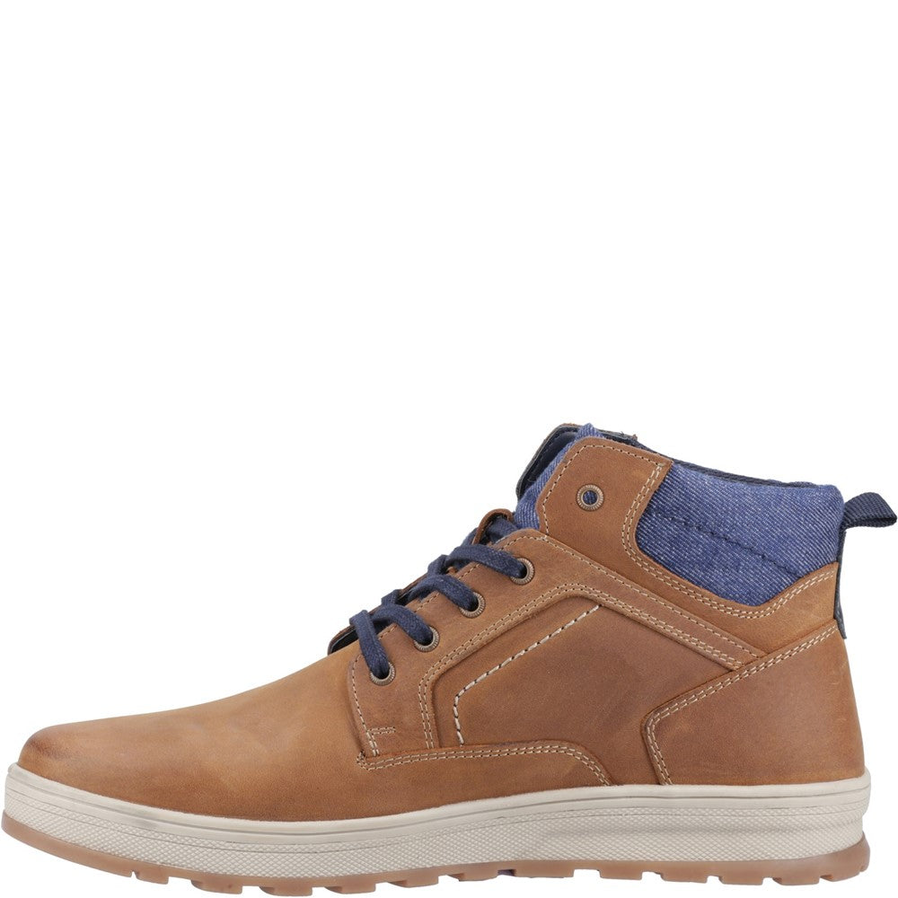 Mens Boots Tan Hush Puppies Caleb Boots