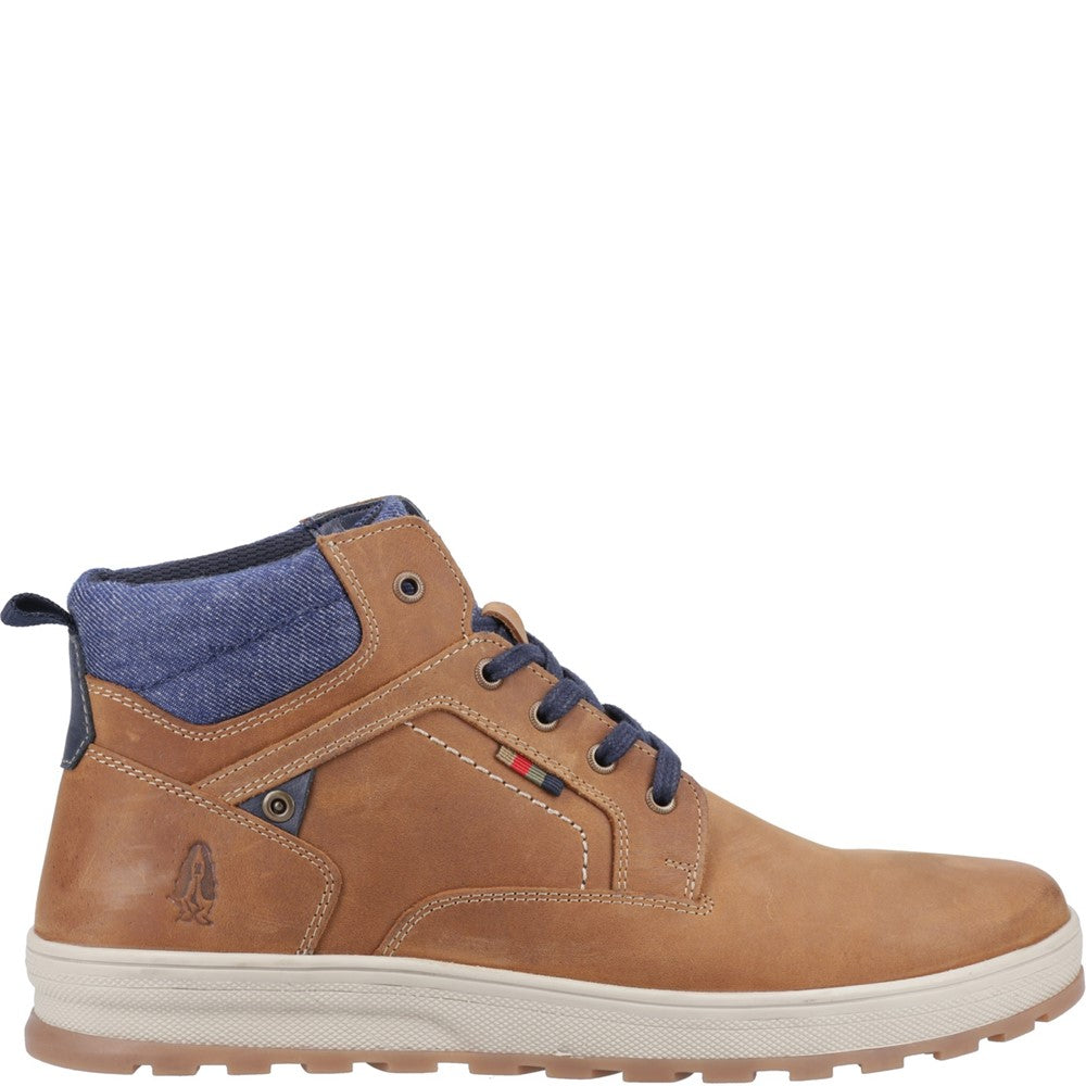 Mens Boots Tan Hush Puppies Caleb Boots