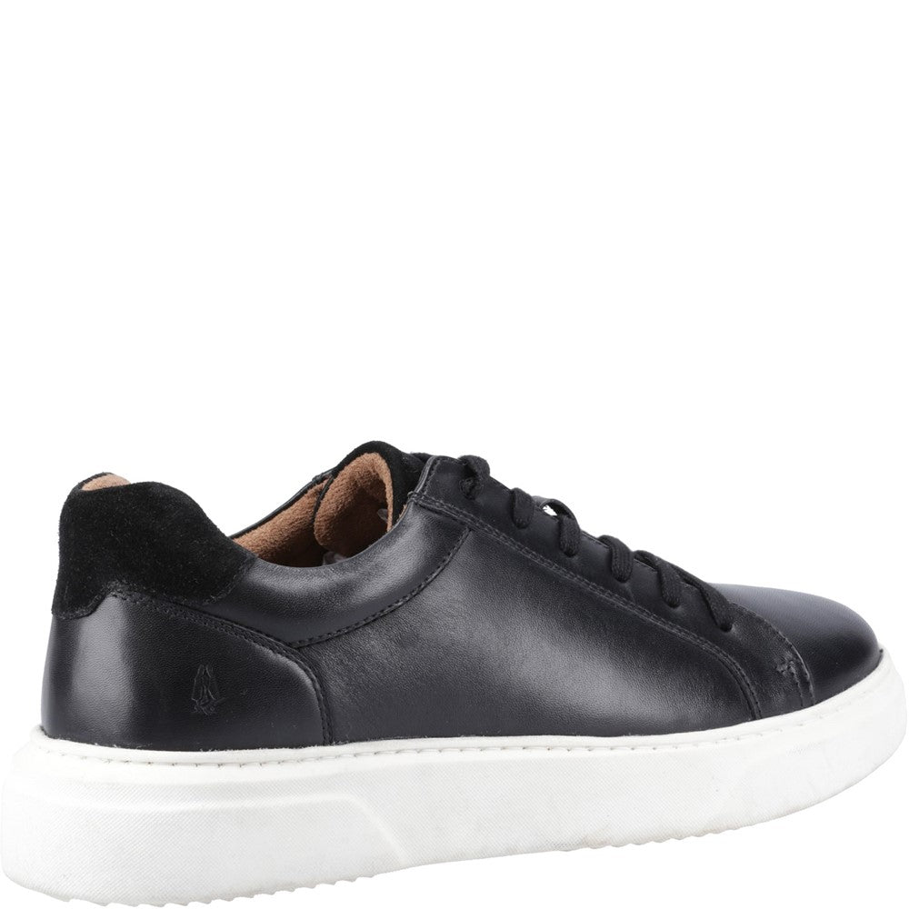 Mens Sports Black Hush Puppies Whelan Trainers