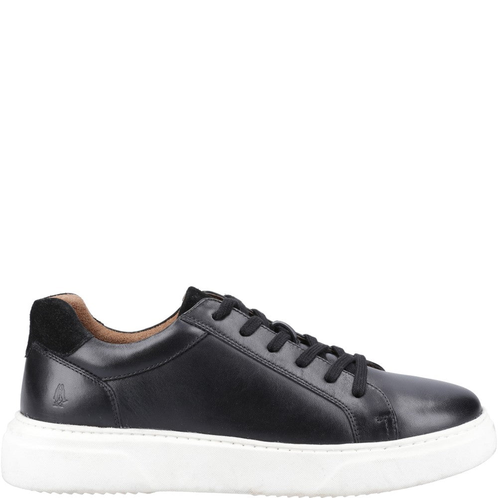 Mens Sports Black Hush Puppies Whelan Trainers
