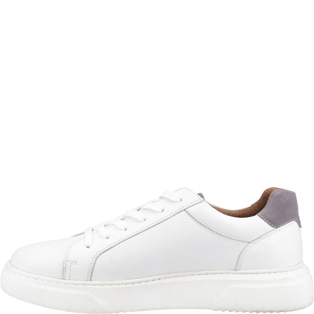 Mens Sports White Hush Puppies Whelan Trainers