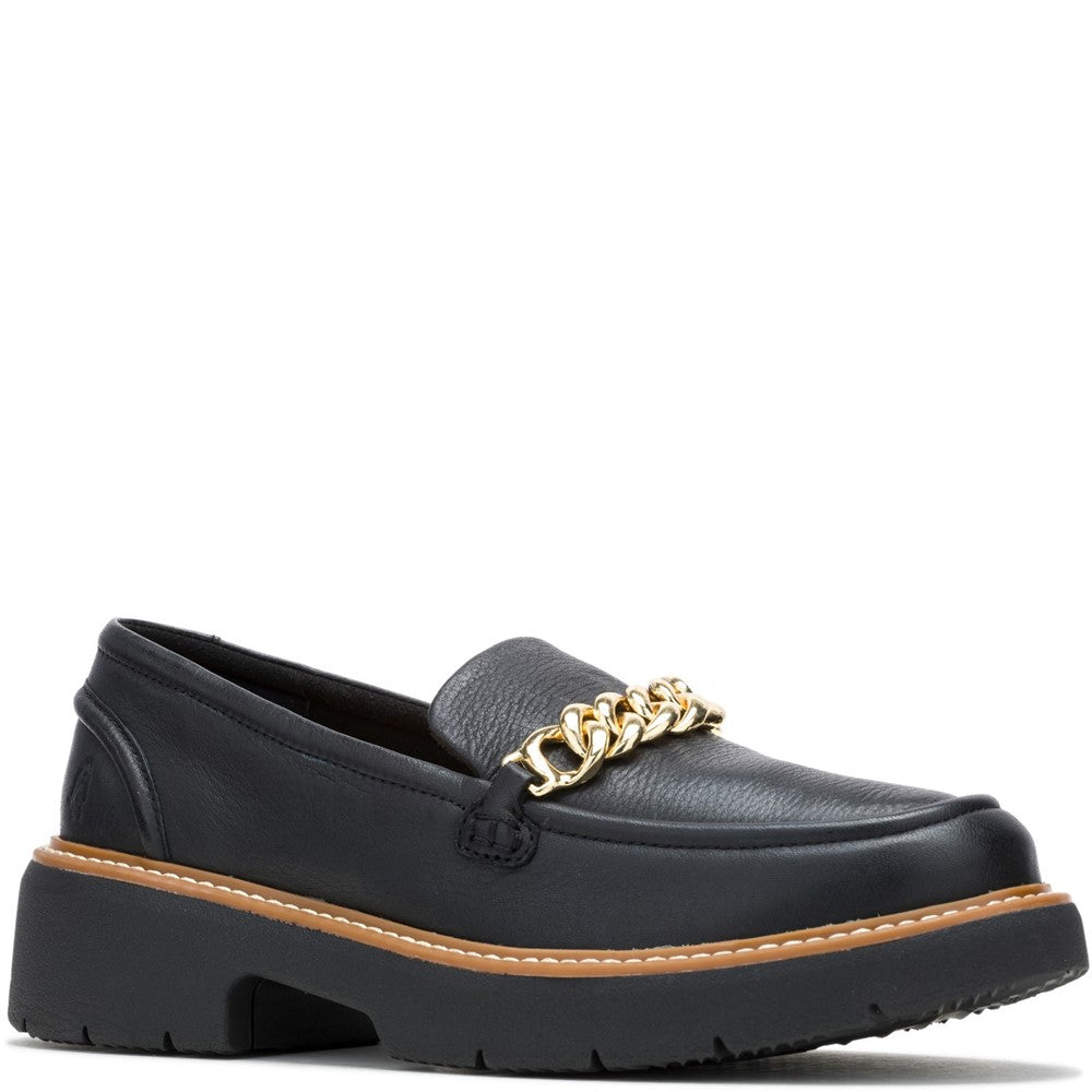 Slip On Ladies Shoes Black Hush Puppies Jodie Loafer