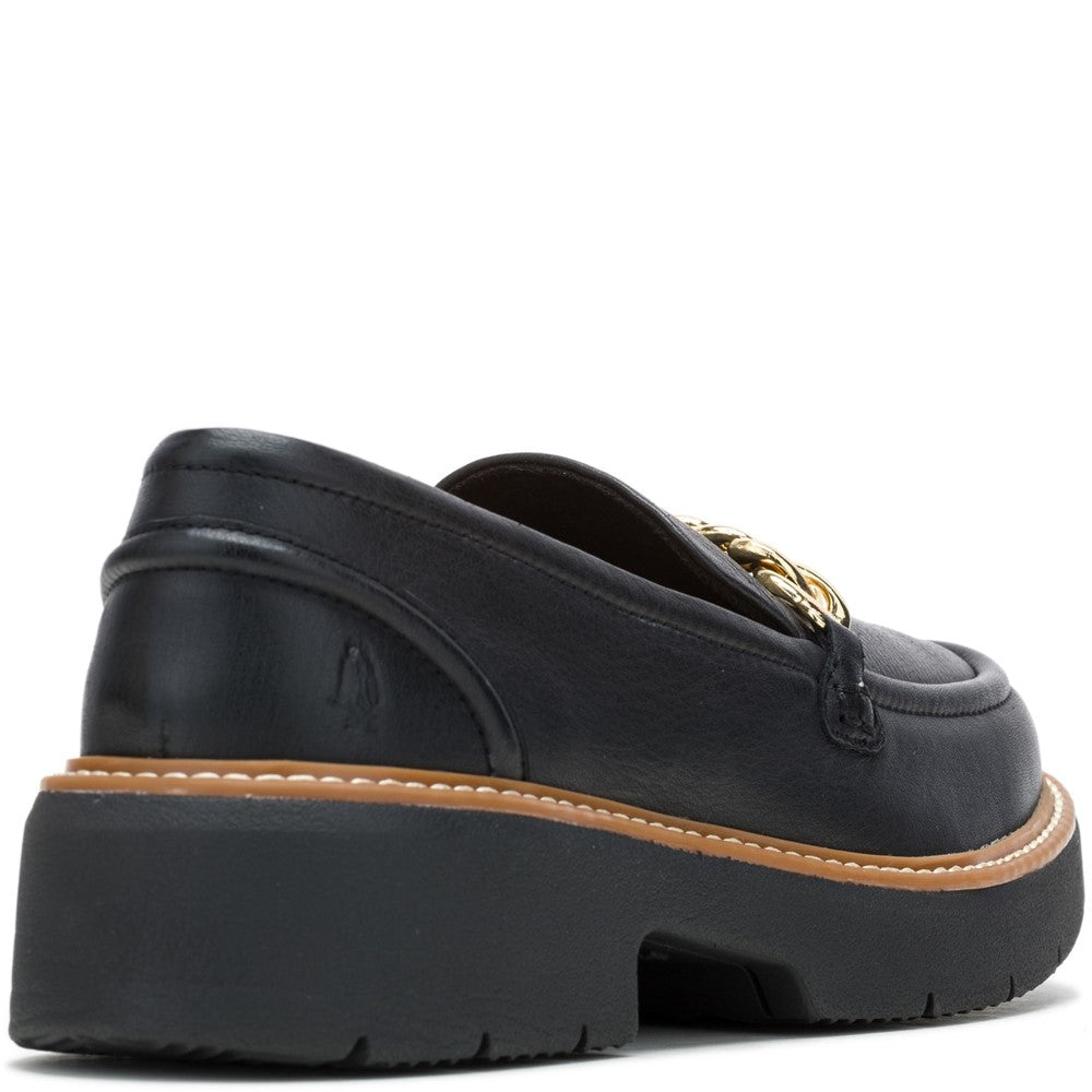 Slip On Ladies Shoes Black Hush Puppies Jodie Loafer
