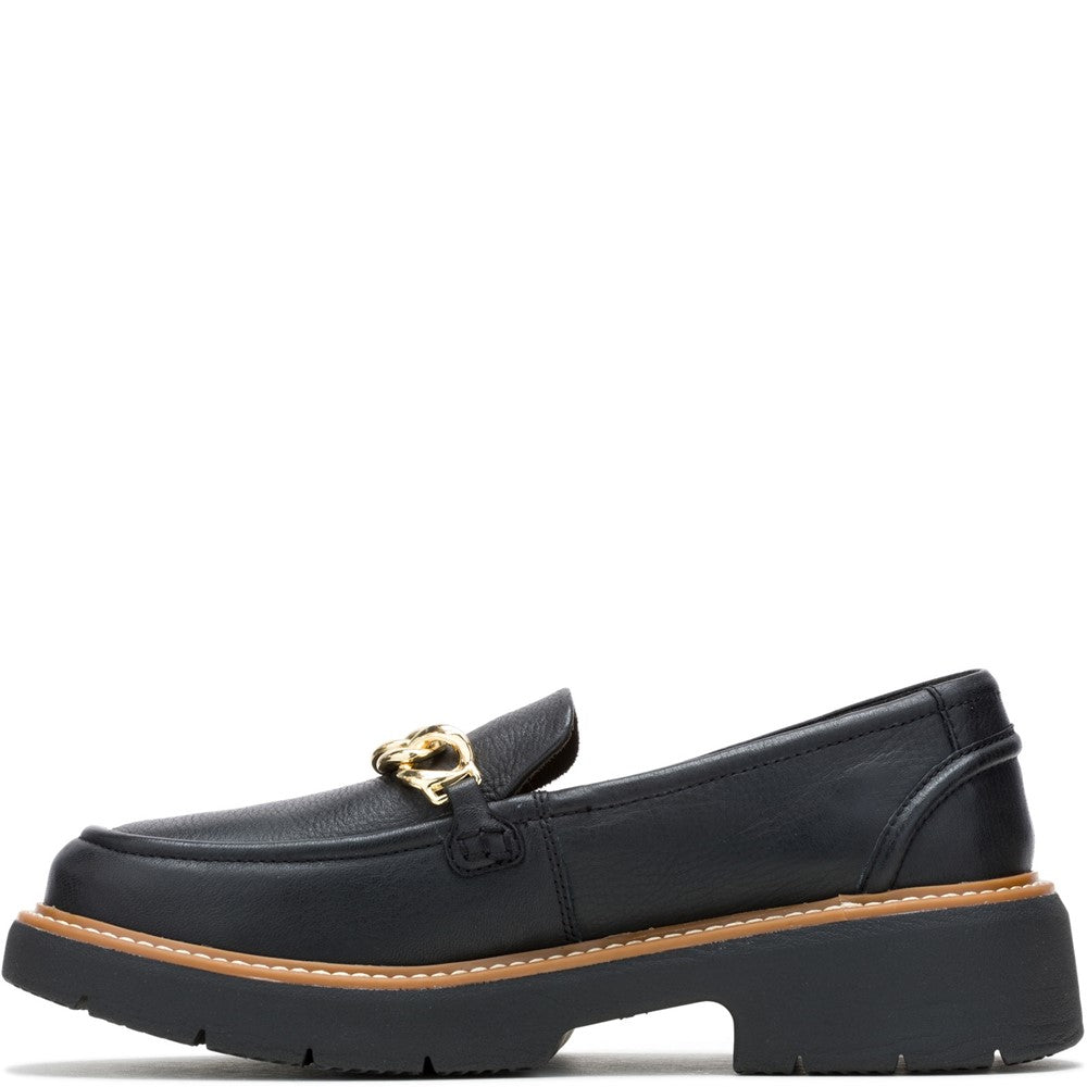 Slip On Ladies Shoes Black Hush Puppies Jodie Loafer