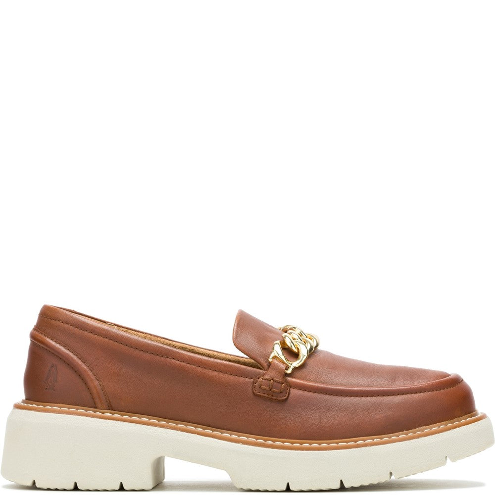 Slip On Ladies Shoes Cognac Hush Puppies Jodie Loafer