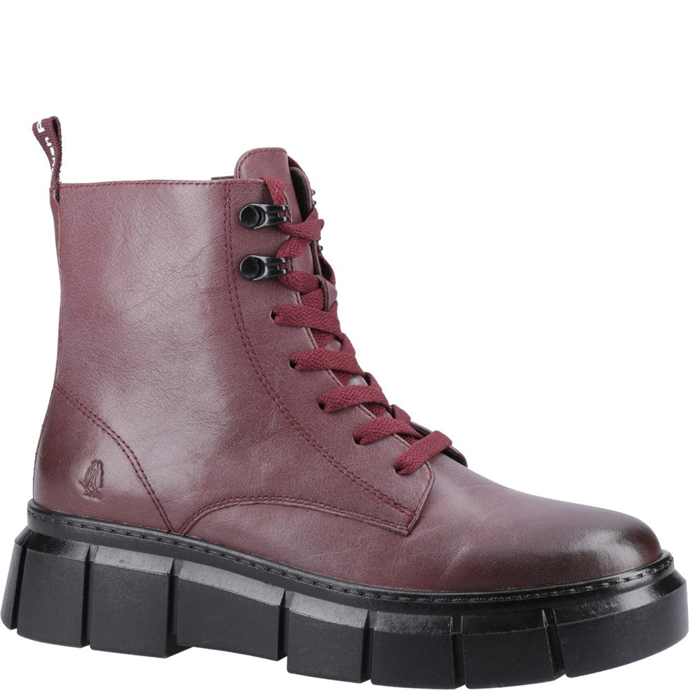 Ladies Ankle Boots Bordeaux Hush Puppies Fawn Ankle Boots