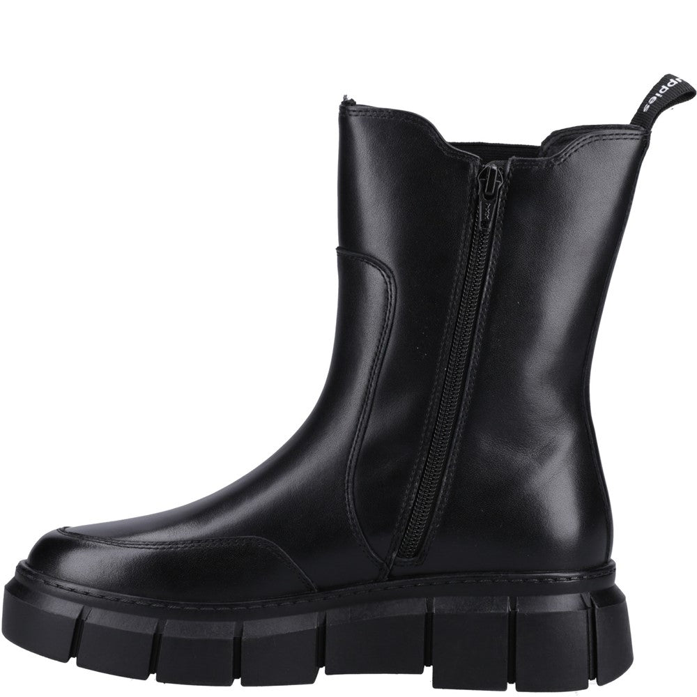 Ladies Ankle Boots Black Hush Puppies Fleur Ankle Boots
