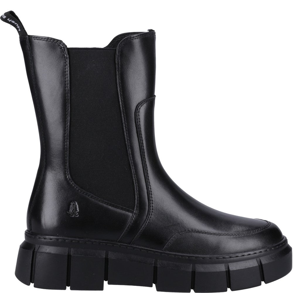 Womens Hush Puppies Black Fleur Ankle Boots Hush Puppies UK