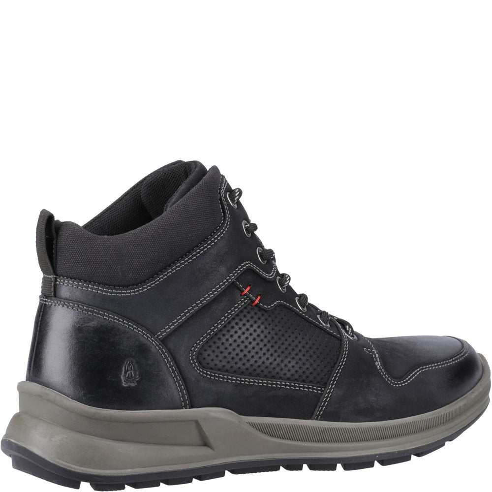 Mens Boots Black Hush Puppies Arnie Boots