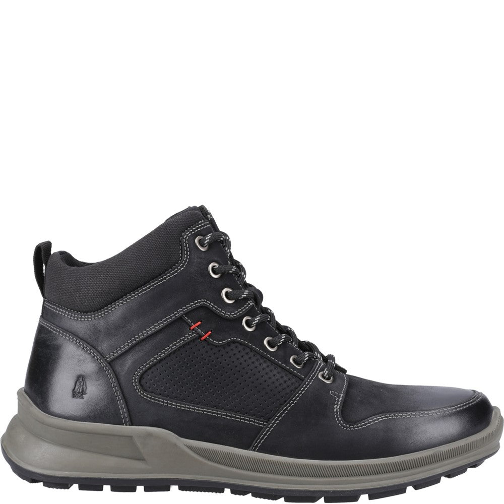 Mens Boots Black Hush Puppies Arnie Boots