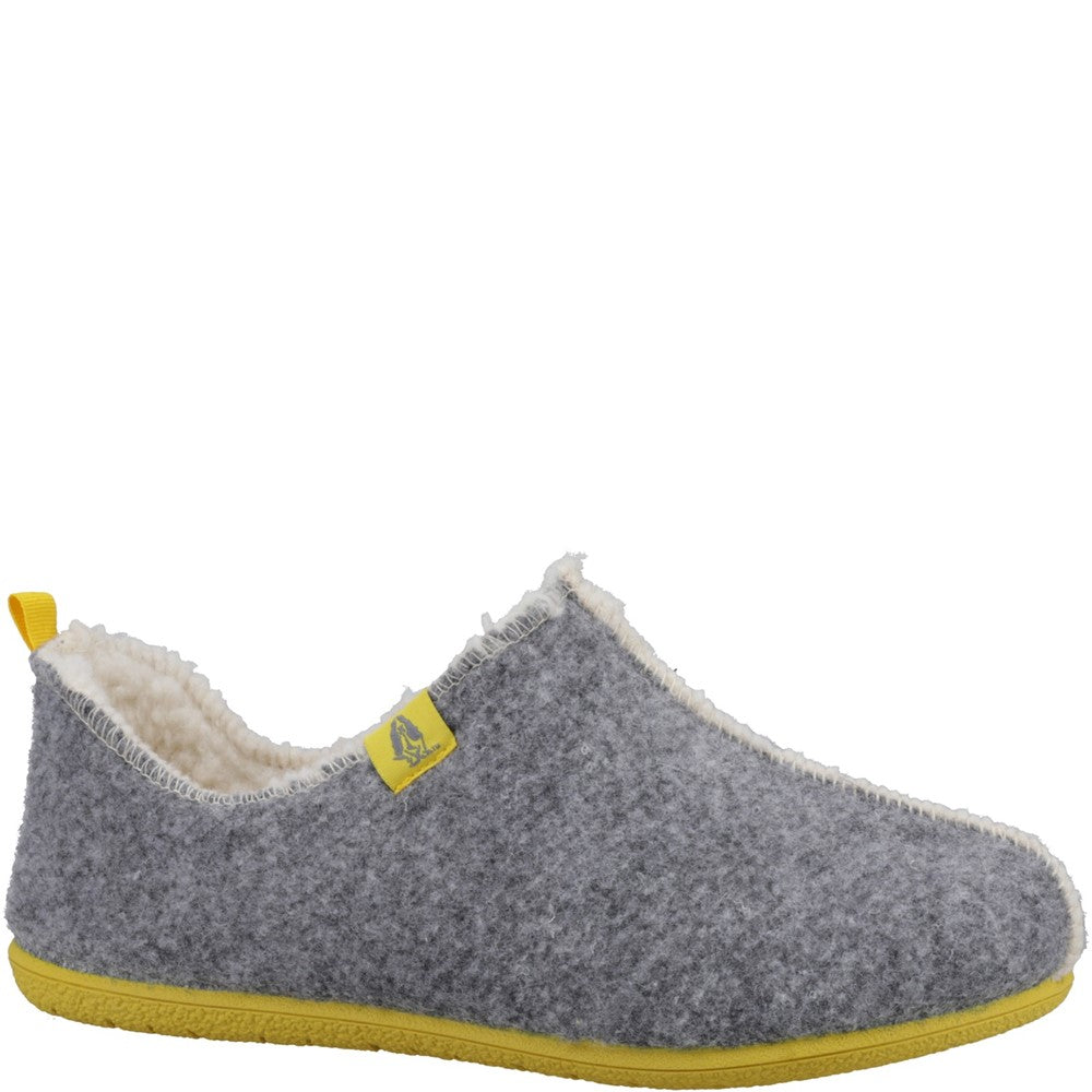 Classic Ladies Slippers Grey Hush Puppies Good Slippers