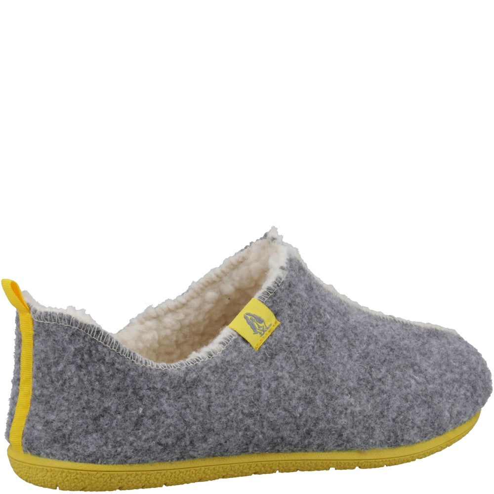 Classic Ladies Slippers Grey Hush Puppies Good Slippers