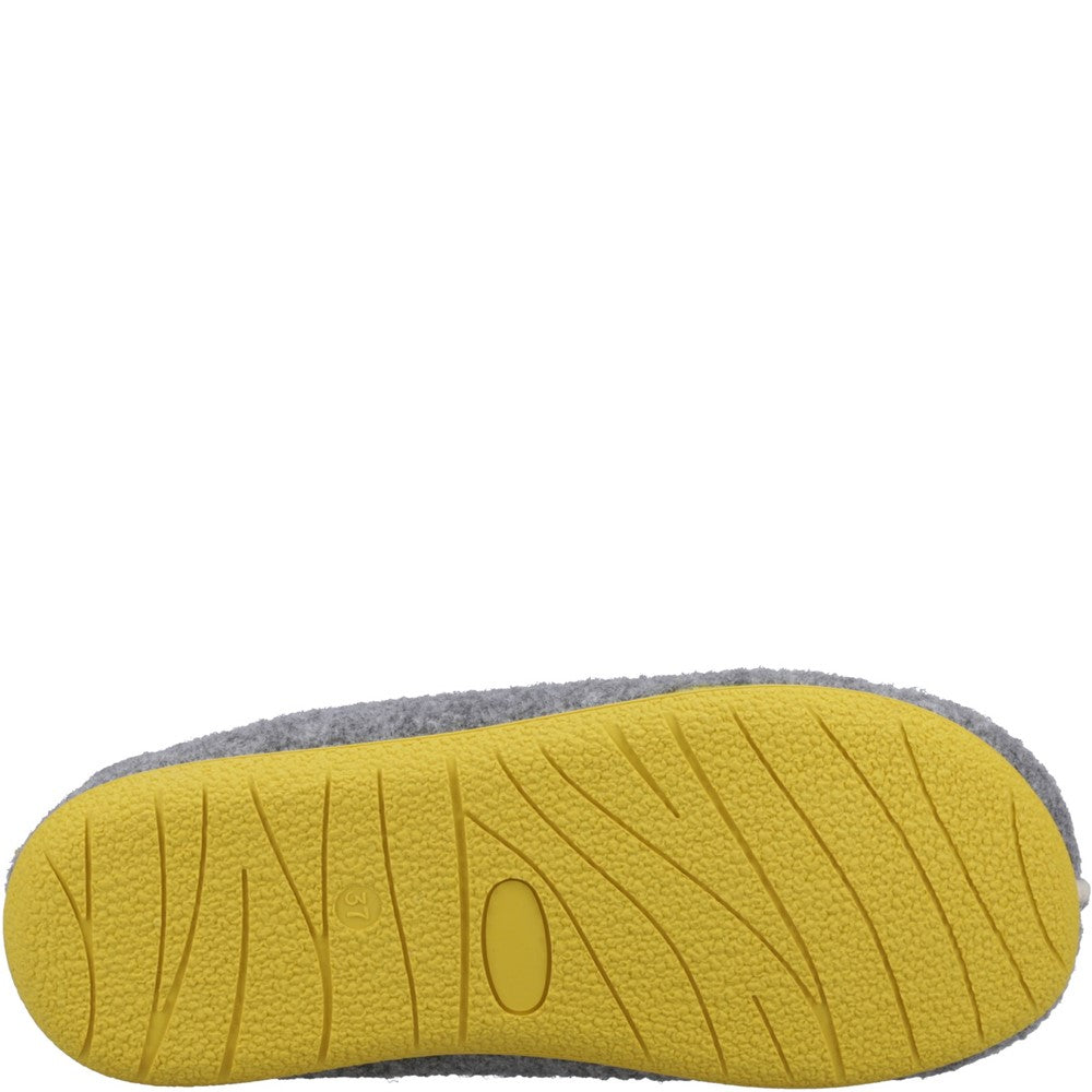 Classic Ladies Slippers Grey Hush Puppies Good Slippers