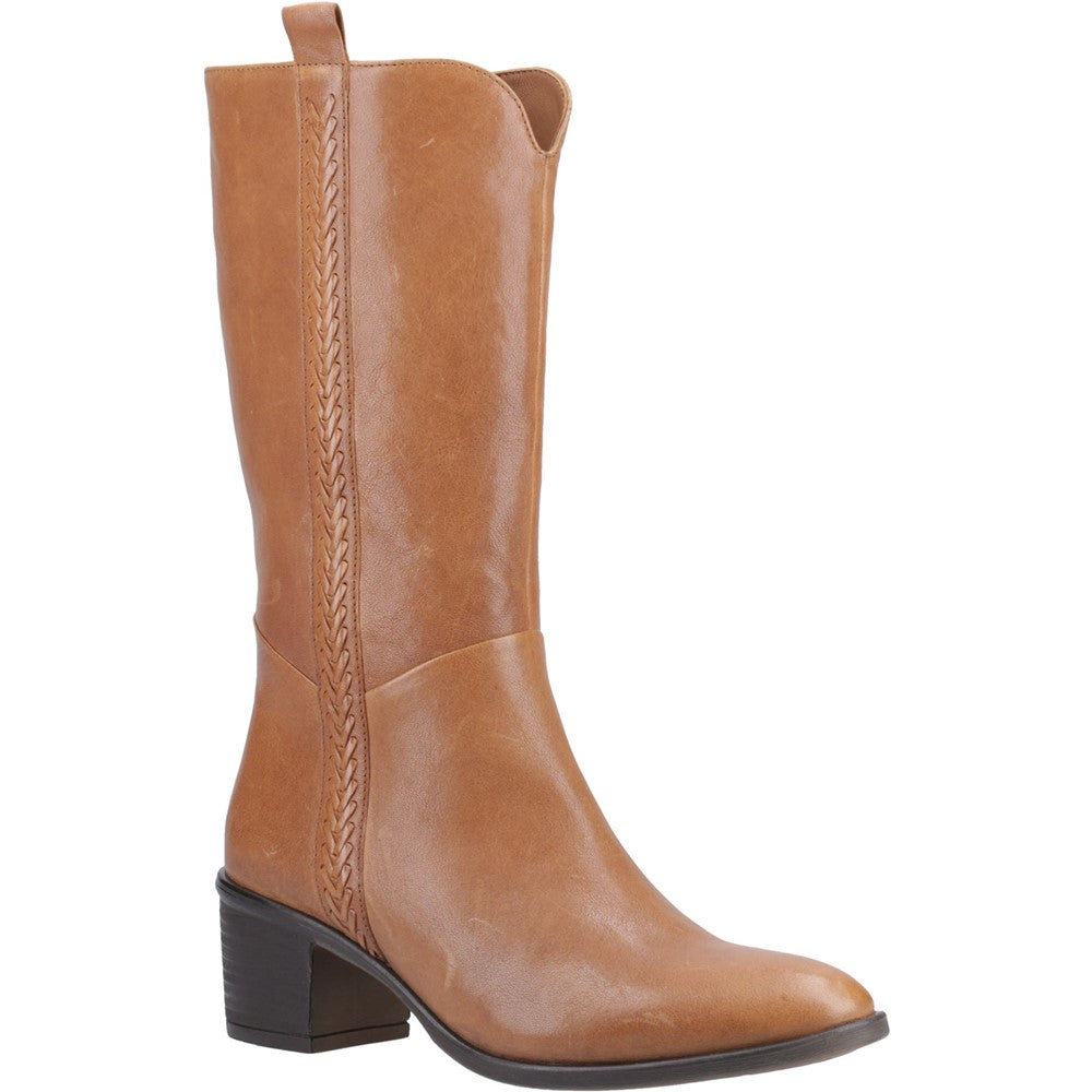 Ladies Mid Boot Tan Hush Puppies Whitney Mid Boot