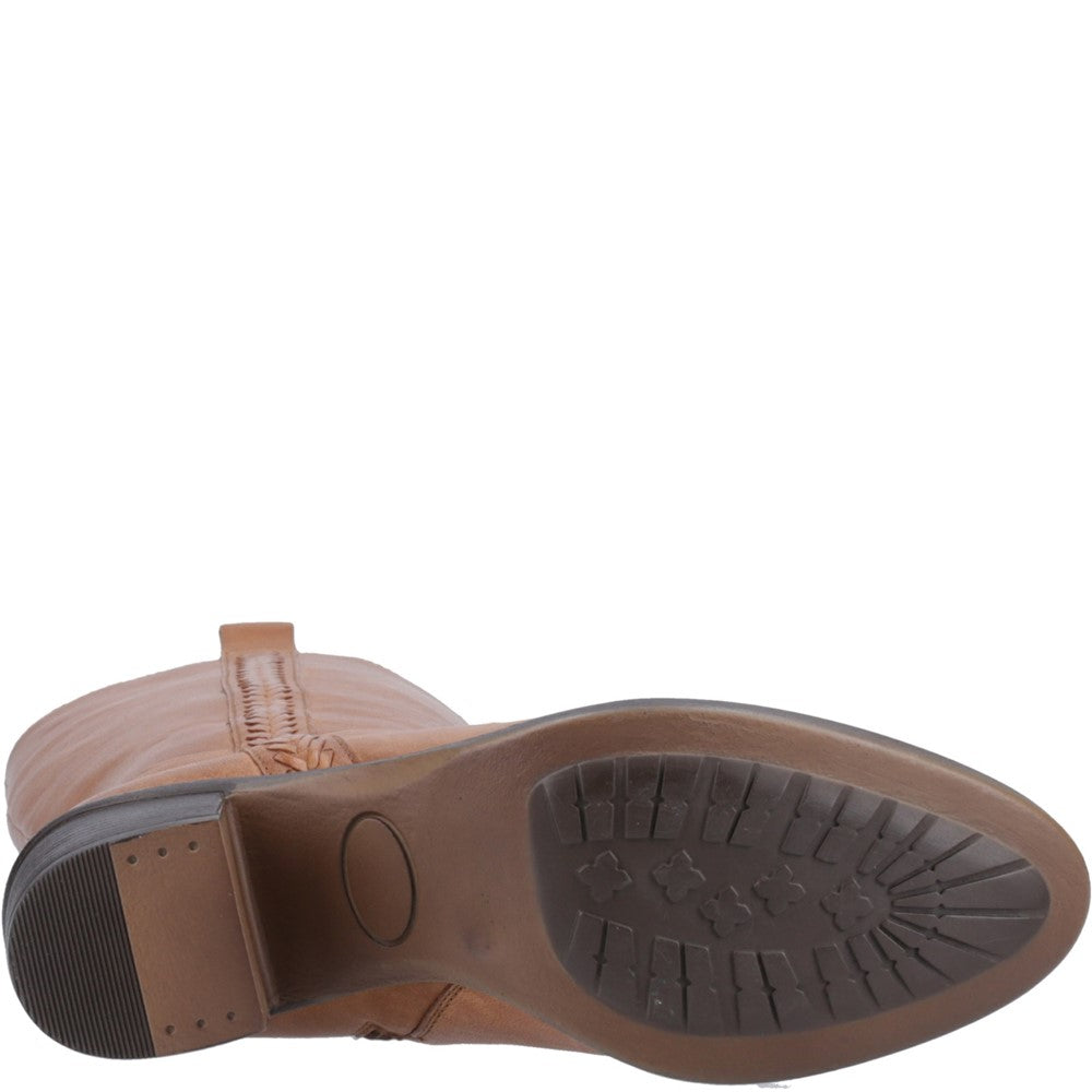 Ladies Mid Boot Tan Hush Puppies Whitney Mid Boot